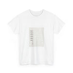 Mixtape Tracklist Notebook Tee | Classic