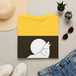 Howling Wolf Silhouette — Coloring Book Art Tee