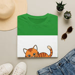 Cute Kitten Playing — Coloring Book Art Tee