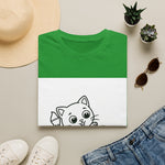 Cute Kitten Playing — Coloring Book Art Tee