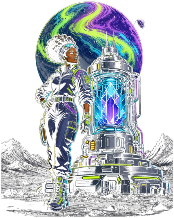 Moonlight Reactor - GenX Terminal Space Landscape Collection