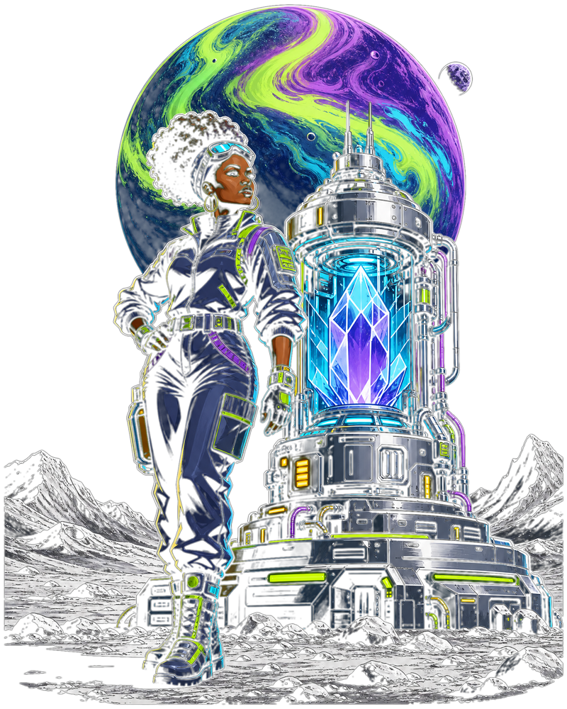 Moonlight Reactor - GenX Terminal Space Landscape Collection