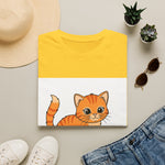 Cute Kitten Playing — Coloring Book Art Tee