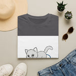 Cute Kitten Playing — Coloring Book Art Tee