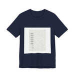 Mixtape Tracklist Notebook Tee | Premium