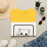 Cute Kitten Playing — Coloring Book Art Tee