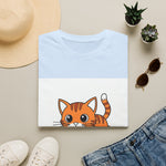 Cute Kitten Playing — Coloring Book Art Tee
