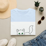 Cute Kitten Playing — Coloring Book Art Tee