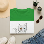 Cute Kitten Playing — Coloring Book Art Tee