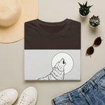 Howling Wolf Silhouette — Coloring Book Art Tee