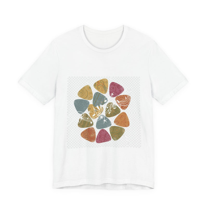 Guitar Pick Collage Tee | Premium