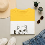 Cute Kitten Playing — Coloring Book Art Tee