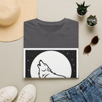 Howling Wolf Silhouette — Coloring Book Art Tee