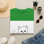 Cute Kitten Playing — Coloring Book Art Tee