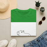 Capybara Relaxing — Coloring Book Art Tee