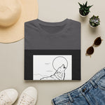 Howling Wolf Silhouette — Coloring Book Art Tee