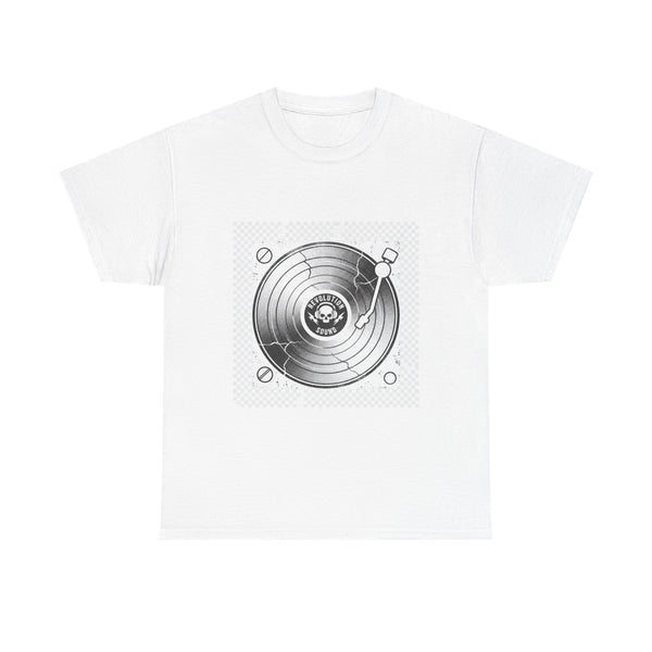 Record Player Vinyl Grunge Tee | Classic