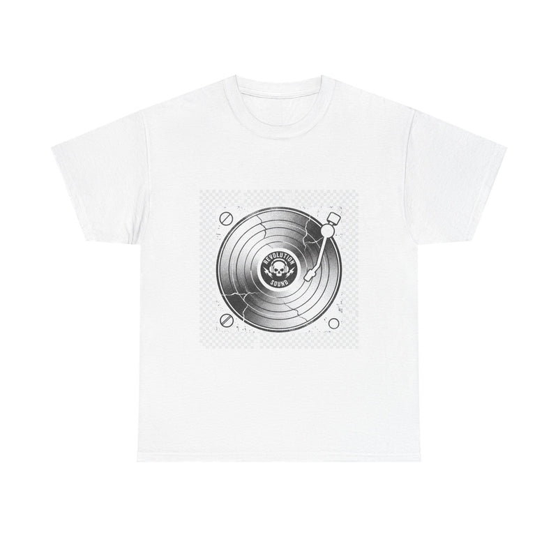 Record Player Vinyl Grunge Tee | Classic