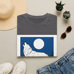 Howling Wolf Silhouette — Coloring Book Art Tee