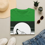 Wolf Head Against Full Moon Graphic T-Shirt