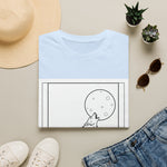 Howling Wolf Silhouette — Coloring Book Art Tee