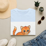 Cute Kitten Playing — Coloring Book Art Tee