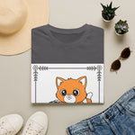 Cute Orange Fox Coloring Book Art T-Shirt