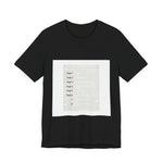 Mixtape Tracklist Notebook Tee | Premium