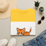 Cute Kitten Playing — Coloring Book Art Tee
