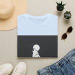 Howling Wolf Silhouette — Coloring Book Art Tee
