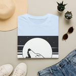 Wolf Head Against Full Moon Graphic T-Shirt