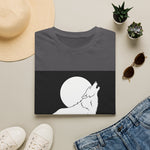 Howling Wolf Silhouette — Coloring Book Art Tee