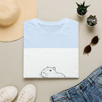 Capybara Relaxing — Coloring Book Art Tee