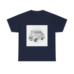 Band Tour Van Stickers Tee | Classic