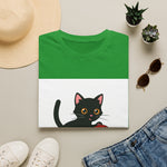 Cute Kitten Playing — Coloring Book Art Tee