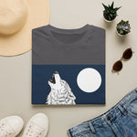 White Wolf Howl Night Scene T-Shirt