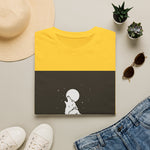Howling Wolf Silhouette — Coloring Book Art Tee