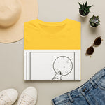 Howling Wolf Silhouette — Coloring Book Art Tee