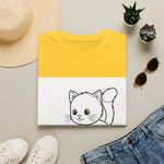 Cute Kitten Playing — Coloring Book Art Tee