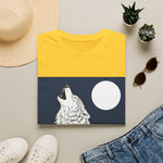 White Wolf Howl Night Scene T-Shirt