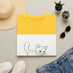 Peeking Kitten Sketch T-Shirt