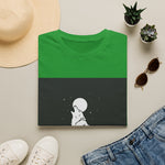 Howling Wolf Silhouette — Coloring Book Art Tee