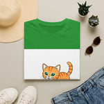 Cute Kitten Playing — Coloring Book Art Tee