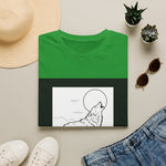 Howling Wolf Silhouette — Coloring Book Art Tee