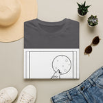 Howling Wolf Silhouette — Coloring Book Art Tee