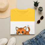 Cute Kitten Playing — Coloring Book Art Tee