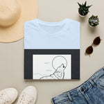 Howling Wolf Silhouette — Coloring Book Art Tee