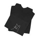 Silent Cat Line Art Tee