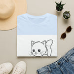 Cute Kitten Playing — Coloring Book Art Tee