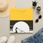 Wolf Head Against Full Moon Graphic T-Shirt